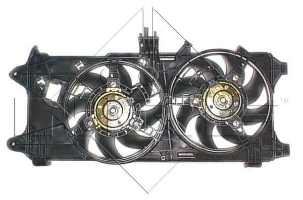 Radiatorventilator (met huisvesting) past: FIAT DOBLO 1.3D/1.9D 10.01-