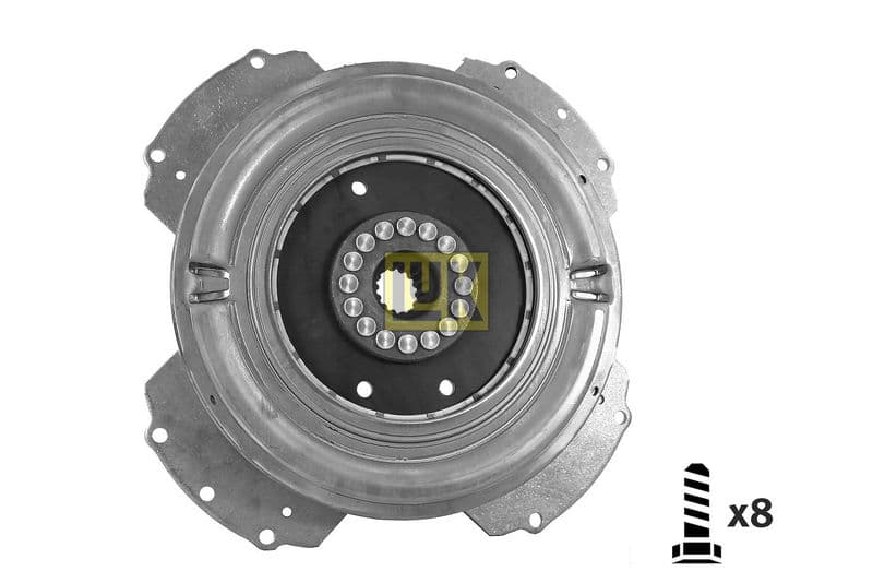 Torsiedemper (diameter: 373mm, aantal tanden: 16 pcs 31x35) past: DEUTZ FAHR 100, 100 MK2, 100 MK3, 105, 105 MK2, 105 MK3, 4.70 MK1, 4.80 MK1, 4.85 MK1, 4.90 MK1, 4.95 MK1, 6.01, 80 MK2, 80 MK3