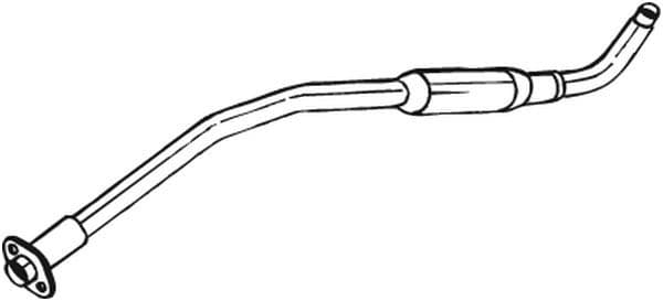 Middendemper uitlaatsysteem past: TOYOTA STARLET 1.3 12.89-03.96