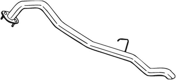 Uitlaatpijp Achter past: OPEL FRONTERA A, FRONTERA A SPORT 2.0-2.8D 03.92-10.98