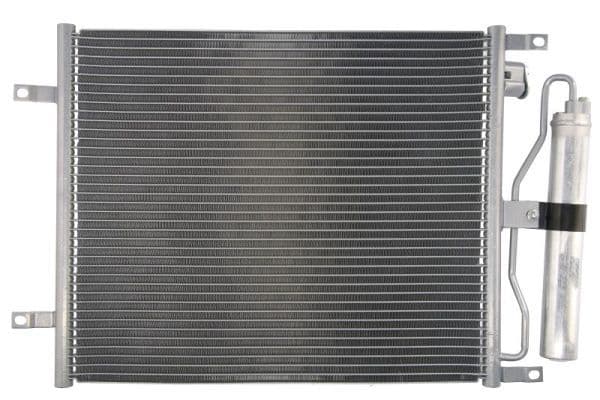 A/C condensator (met droger) past: NISSAN MICRA III 1.5D 01.03-06.10
