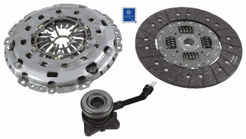 Zelfstellende koppelingskit met hydraulisch lager (250mm) past: FORD TRANSIT, TRANSIT TOURNEO 2.2D 10.07-08.14