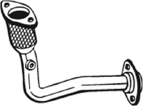 Uitlaatpijp Voor (lengte:420mm) past: RENAULT KANGOO, KANGOO EXPRESS 1.2/1.2LPG 07.98-06.03