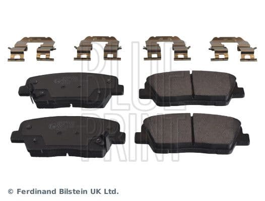 Remblokken set Achter , past: HYUNDAI EQUUS / CENTENNIAL, GENESIS, GRAND SANTA FÉ, SANTA FÉ II, SANTA FÉ III  KIA BORREGO, K9 II, QUORIS I, SORENTO II, SORENTO III, STINGER 2.0-5.0 03.06-