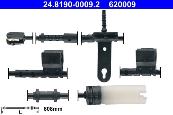 Sensor remblokslijtage Voor past: MINI (R56), (R57), (R58), (R59), CLUBVAN (R55) 1.6/1.6D/2.0D 09.09-06.15