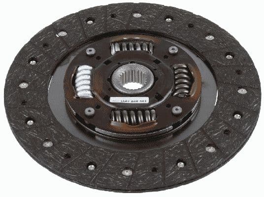 Koppelingsplaat/plaat (225mm) volledig profiel past: SUBARU FORESTER, IMPREZA, LEGACY I, LEGACY II, LEONE III, XT 1.6-2.2 11.84-03.12