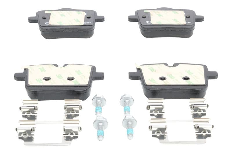 Remblokken set Achter , past: BMW 5 (G30, F90), 7 (G11, G12), 8 (G14, F91), 8 (G15, F92), 8 GRAN COUPE (G16, F93), X5 (G05), X5 (G05, F95), X6 (G06, F96), X7 (G07) 3.0-6.6 03.16-