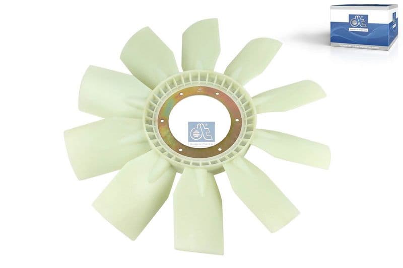 Radiator plezier (diameter 750mm, aantal bladen 10) past: VOLVO B12, B9, FM12 D12A420-TD123ES 01.92-