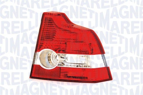 Achterlicht Links (P21/5W/P21W, kleur indicator wit, kleur van het glas red, anti-fog licht, achteruitrijlicht) past: VOLVO S40 II 01.04-04.07