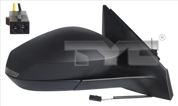 Zijspiegel indicator Rechts (LED) past: SKODA FABIA IV 06.21-