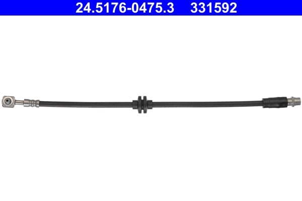 Remleiding/slang Voor Links (lengte 475mm,diameter 10mm, M10x1/M10x1) past: CHEVROLET TRAX  OPEL MOKKA / MOKKA X 1.4-1.8 06.12-
