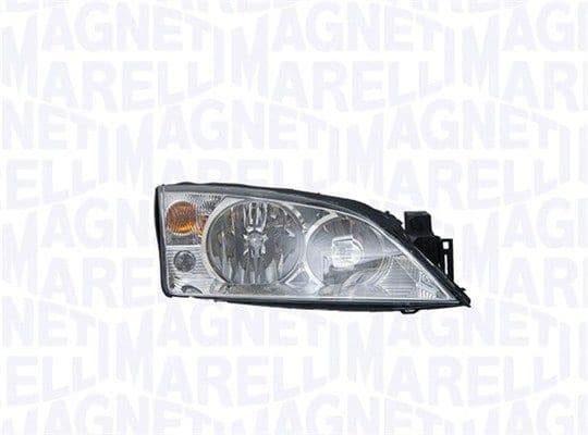 Koplamp Links (H1/H7, elektrisch, met motor, kleur invoegen: verchroomd) past: FORD MONDEO III 10.00-03.07