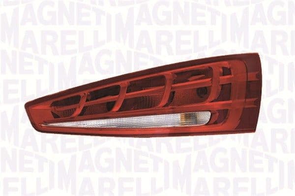 Achterlicht Rechts (binnen, P21W, kleur indicator oranje, kleur van het glas red) past: AUDI Q3 8U 5D 06.11-01.15