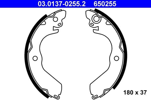 Brake shoe set