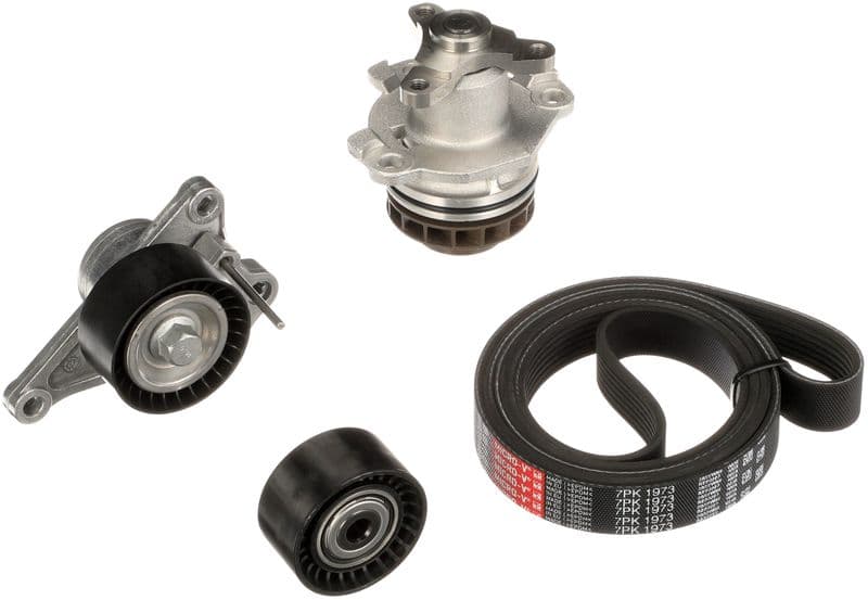 Multi-V-Snaar kit (rollen en waterpomp) (met waterpomp) past: NISSAN NV400, PRIMASTAR  OPEL MOVANO B, VIVARO A  RENAULT ESPACE IV, LAGUNA, LAGUNA II, LAGUNA III, MASTER III, TRAFIC II 2.0D/2.3D 08.05-