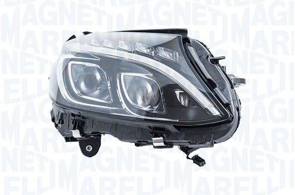 Koplamp Rechts (LED, elektrisch, met gloeilamp) past: MERCEDES C-KLASA W205 12.13-12.18