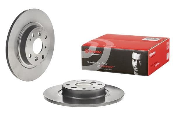 Brake disc Achter Links/Rechts past: MAZDA 2, MX-5 IV, MX-5 RF TARGA 1.5/1.5D/1.5H 08.14-