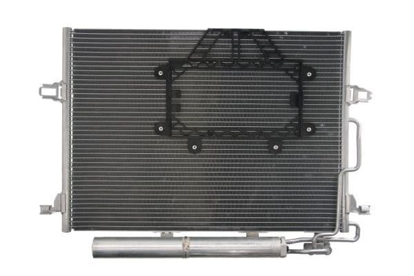 A/C condensator (met droger) past: MERCEDES CLS (C219), E T-MODEL (S211), E (VF211), E (W211) 3.0D/3.5/5.5 01.05-12.10