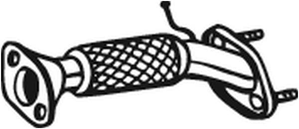 Uitlaatpijp Voor past: KIA CEE'D, PRO CEE'D 1.4/1.6/1.6LPG 12.06-02.13