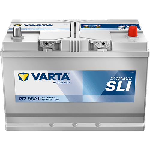 Batterij VARTA 12V 95Ah/830A (EN) Dynamic SLI (R+) 306x173x225 B01 - montageflens 10,5 mm (beginnen)