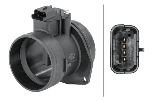 Luchtstroommeter (4 pin, module) past: DS DS 4, DS 5  CITROEN C4 GRAND PICASSO II, C4 II, C4 PICASSO II, C4 SPACETOURER, C5 III, C8, DS4, DS5, GRAND C4 SPACETOURER, JUMPY II 2.0D/2.0DH/2.2D 03.06-