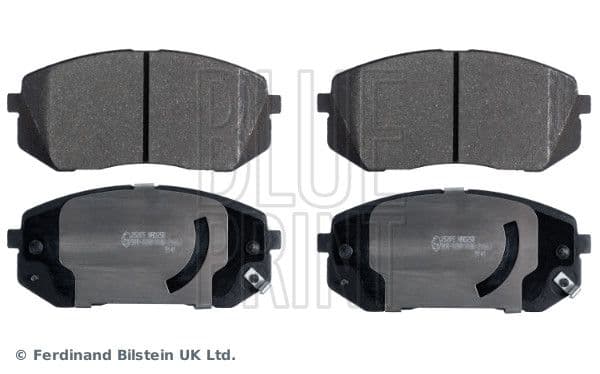 Remblokken set Voor , past: HYUNDAI I40 I, I40 I CW, IX35, SONATA VII, TUCSON  KIA CADENZA I, CARENS III, NIRO I, OPTIMA, SOUL II, SPORTAGE II, SPORTAGE III, SPORTAGE IV 1.6-Electric 09.04-