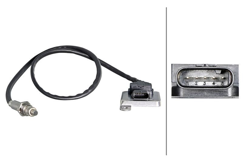 NOx-sensor past: MERCEDES C T-MODEL (S205), C (W205), CLS (C218), CLS SHOOTING BRAKE (X218), E T-MODEL (S212), E (W212), G (W463), GL (X164), GL (X166), GLE (W166), GLS (X166) 1.6D-3.0D 07.05-