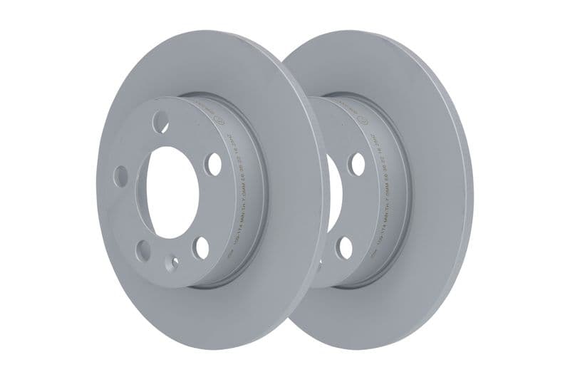 Brake disc Achter Links/Rechts past: AUDI A1, A2, A3, TT  SEAT CORDOBA, CORDOBA VARIO, IBIZA III, IBIZA IV, IBIZA IV SC, IBIZA IV ST, LEON, TOLEDO II, TOLEDO IV  SKODA FABIA I 1.0-2.8 12.95-