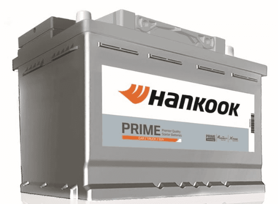 Batterij HANKOOK 12V 77Ah/780A (R+ standaard terminal) 277x174x190 B13 - montageflens 10,5 mm (beginnen)