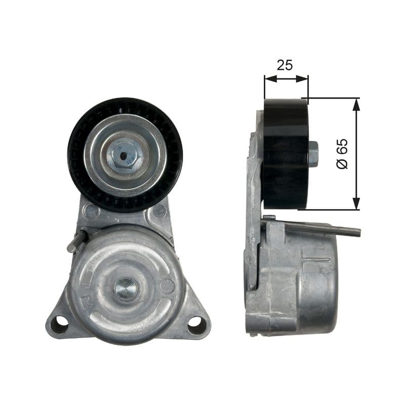 Tensioner Pulley, V-ribbed belt