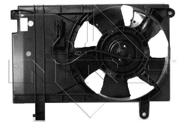 Radiatorventilator (met huisvesting) past: CHEVROLET AVEO / KALOS  CITROEN BERLINGO  DAEWOO KALOS, NUBIRA 1.2-1.9D 07.98-