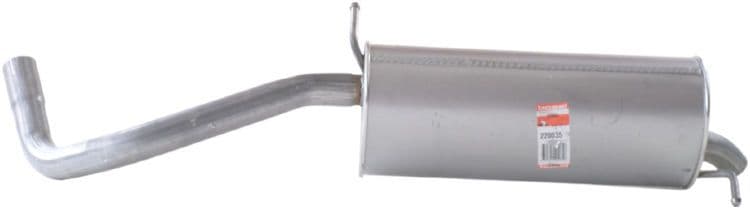 Uitlaatsysteem achterste geluiddemper past: SEAT IBIZA III, IBIZA IV, IBIZA IV SC, IBIZA IV ST  SKODA FABIA II 1.2-2.0 02.02-05.15