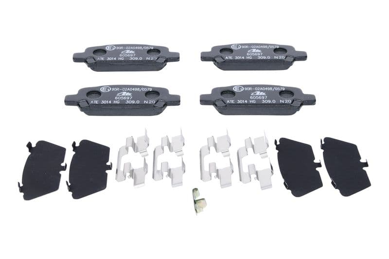Remblokken set Achter , past: SUBARU FORESTER, IMPREZA, LEGACY III, LEGACY IV, OUTBACK 1.5-3.0 03.94-08.13