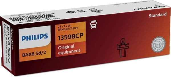 Dashboard lamp (Karton 10pcs) W1,2W 24V 1,2W Standard