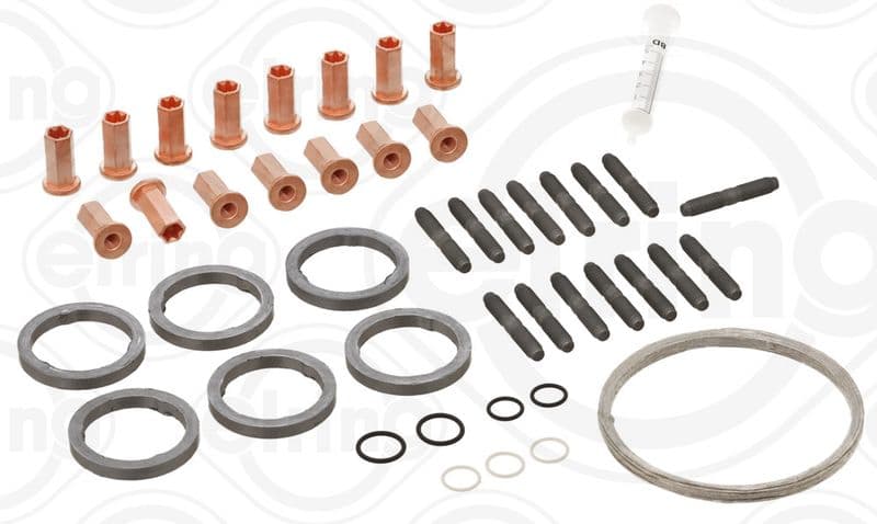 Turbocompressor montageset (met pakkingen) past: BMW 1 (E82), 1 (E88), 1 (F20), 1 (F21), 2 (F22, F87), 2 (F23), 3 (E90), 3 (E91), 3 (E92), 3 (E93), 3 (F30, F80), 3 (F31) 3.0/3.0H 03.06-07.19
