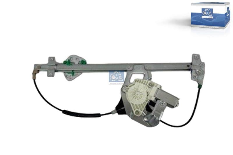 Raamregelaar Rechts, elektrisch, met motor past: MERCEDES ATEGO, ATEGO 2, ATEGO 3, AXOR, AXOR 2 01.98-