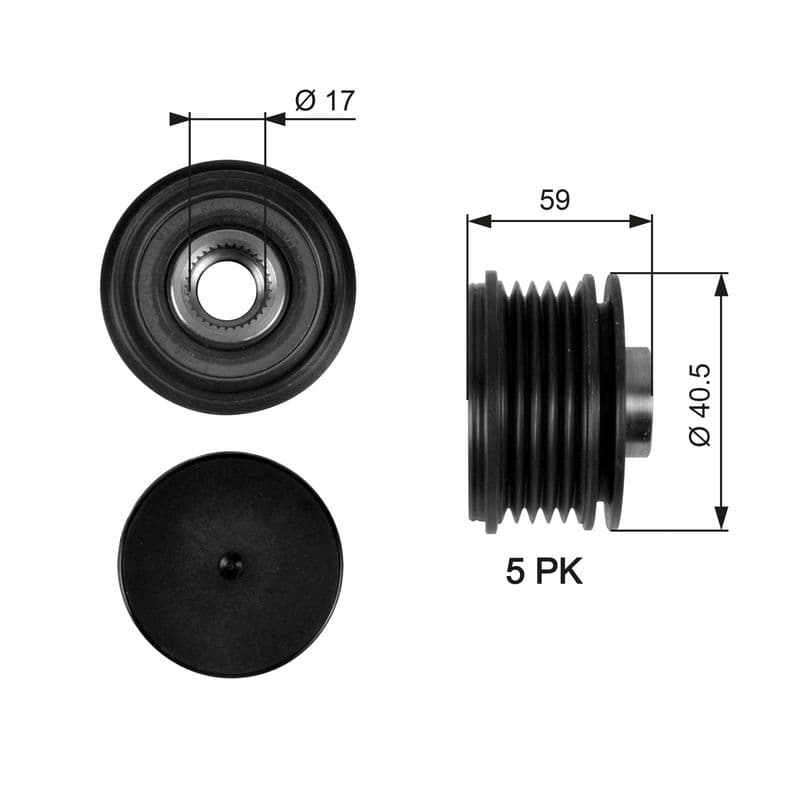 Alternator pulley