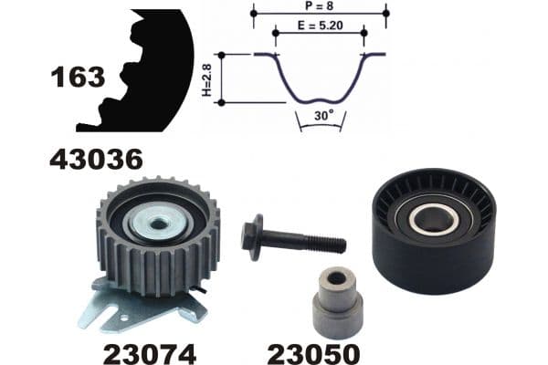 Koelsysteem rubberen slang Bodem (41mm/41mm) past: JEEP COMMANDER, GRAND CHEROKEE III 5.7/6.1 06.05-12.10