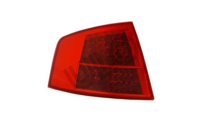 Achterlicht Links (extern, LED, kleur indicator geel/red, kleur van het glas red) past: AUDI A8 D3 Saloon 10.02-09.05