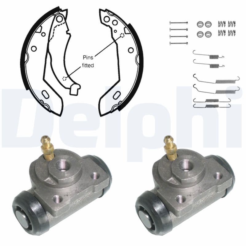 Brake shoe set