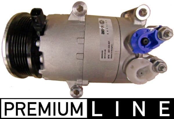Airconditioning compressor past: VOLVO S60 II, S80 II, V40, V60 I, V70 III  FORD C-MAX II, FOCUS III, GALAXY II, GALAXY MK II, GRAND C-MAX, MONDEO IV, S-MAX 1.6-1.6LPG 03.07-02.20