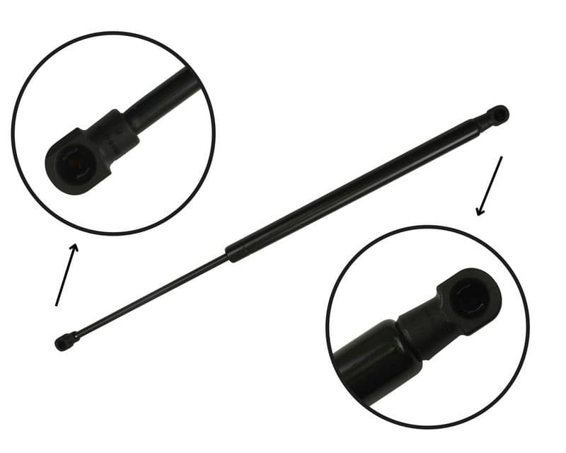 Gasveer kofferdeksel Links/Rechts maximale lengte: 499mm, sUV:200mm past: RENAULT CLIO V LIFTBACK 06.19-