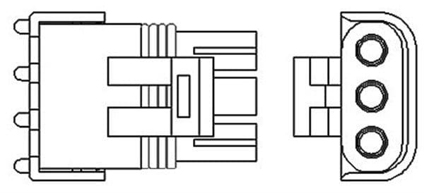 Lambda sonde (aantal draden 3, 375mm) past: CHEVROLET BLAZER S10, CORVETTE, S10  RENAULT 11, 19 I, 19 I CHAMADE, 19 II, 19 II CHAMADE, 21, 25, CLIO I, ESPACE II, LAGUNA I 1.2-5.7 08.80-08.03