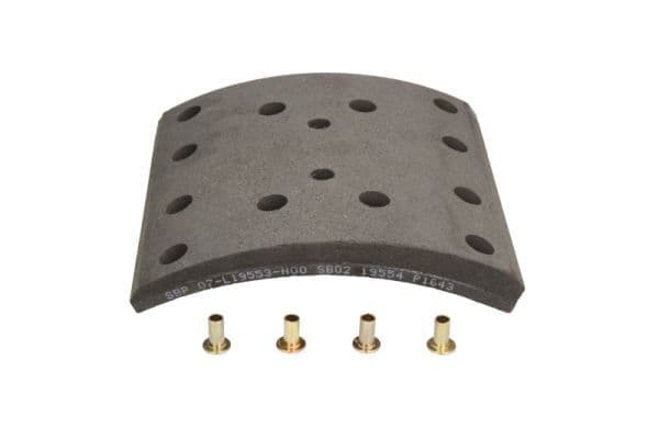 Brake shoe lining Achter/Voor (410x200. basis) past: IVECO EUROSTAR 01.93-10.02