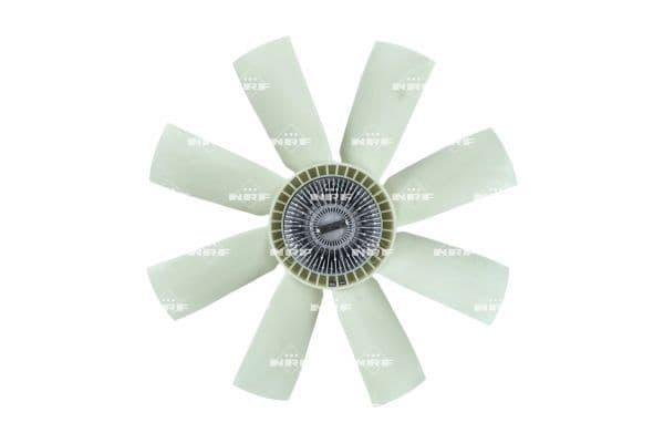 Ventilatorkoppeling (met ventilator, 750mm, aantal bladen: 8) past: VOLVO FH12, FH16, FL12, NH12 D12A340-D16B520 08.93-