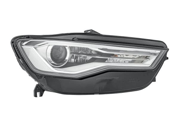 Koplamp Rechts (D5S/H7/LED/PWY24W, elektrisch, met motor) past: AUDI A6 C7 11.10-04.15
