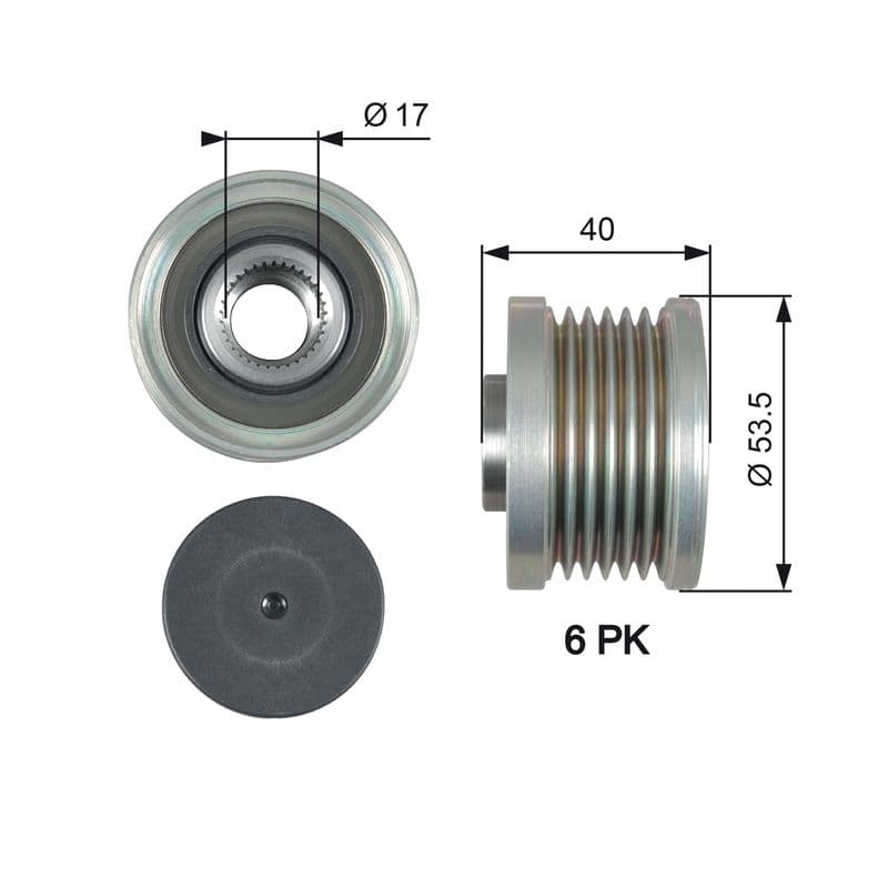 Alternator pulley