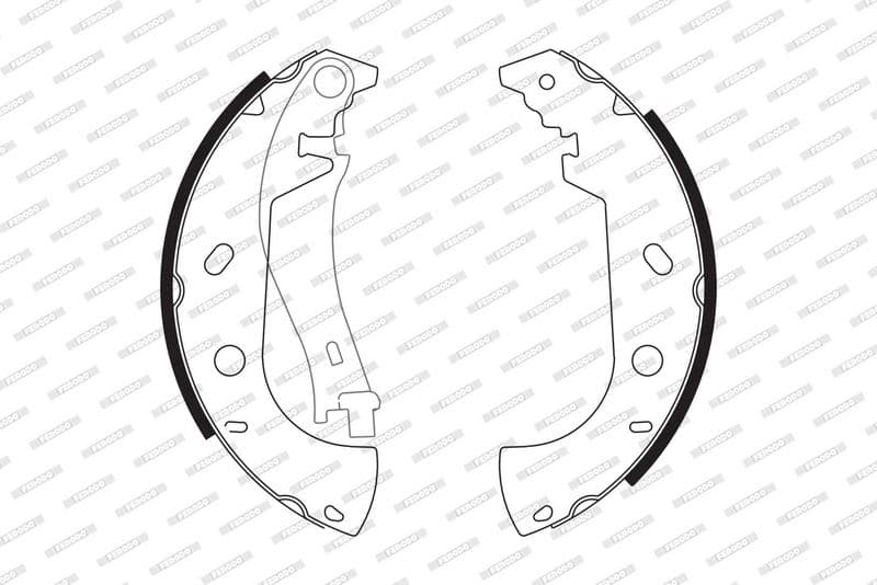 Remschoen past: FIAT FIORINO, MAREA, MULTIPLA, PALIO, SIENA, STRADA 1.0-1.9D 05.88-