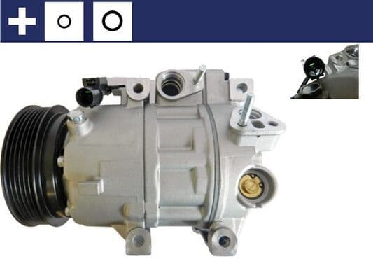 Airconditioning compressor past: HYUNDAI GRANDEUR, I30, SANTA FÉ II, SONATA V  KIA CEE'D, MAGENTIS II, PRO CEE'D 2.0D-2.7 01.05-12.12