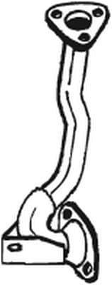 Uitlaatpijp Voor past: CITROEN AX  PEUGEOT 106 I 1.4D 09.88-12.97